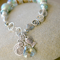 Crystal and Agate Bracelet