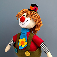 Clown Soft Toy